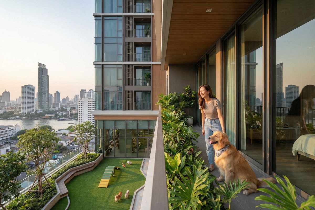 Pet-Friendly Condos: คอนโดมิเนียมสำหรับคนรักสัตว์ เทรนด์ใหม่ที่มาแรงในตลาดอสังหาฯ ไทย