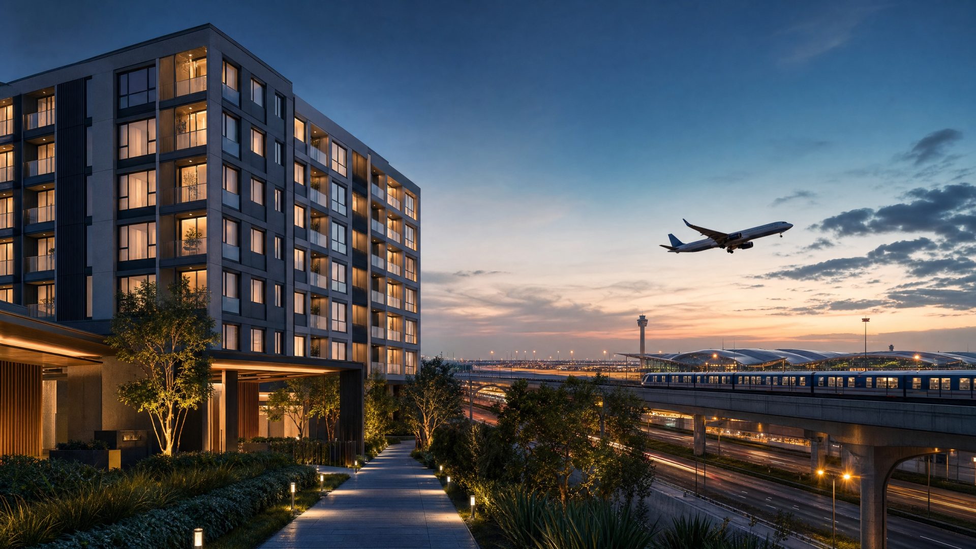 คอนโดใกล้สนามบิน สุวรรณภูมิ–ดอนเมือง: เช็กการเดินทางและความต้องการเช่าก่อนซื้อ